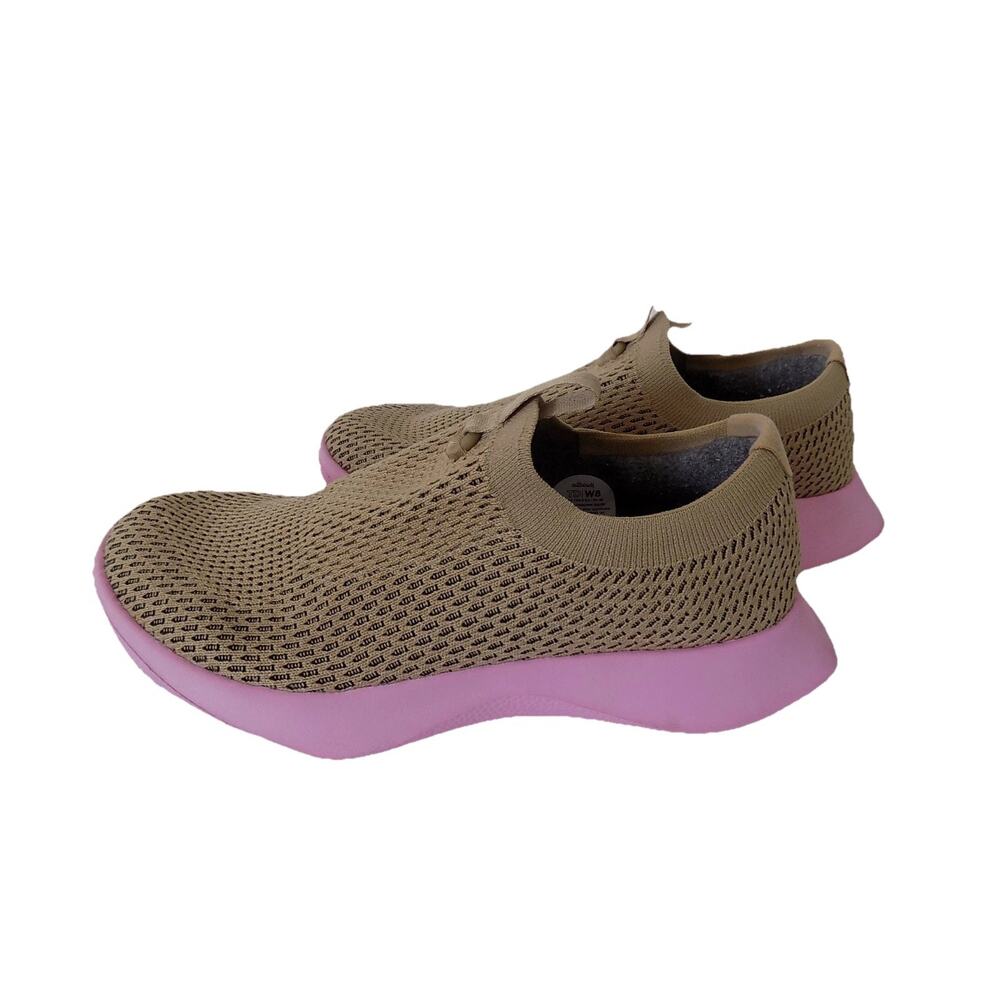 Allbirds slip on sneakers mesh tan and pink womens size 8